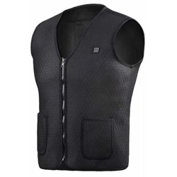 Gilet riscaldato con ricarica USB Gilet riscaldato intelligente (senza batteria esterna) Neoprene nero,L - L características