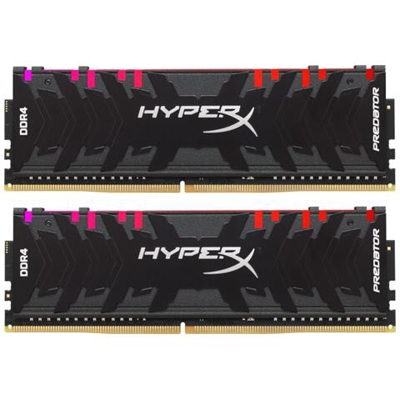 Kit Memoria Dimm HyperX Predator RGB 16 GB (2 x 8 GB) DDR4 3200 MHz CL16 Colore Nero