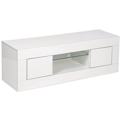 Tv Led Stand ''''shelby'''' Laccato - Bianco