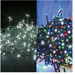 Luci di Natale 600 led Bianco Multi 2 in 1 48 mt Ip44 en oferta