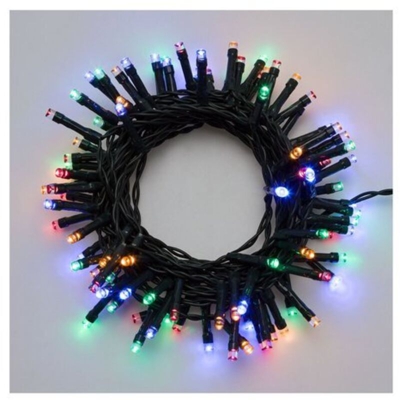 Luci Di Natale Catena Lineare 240 Led Multicolore 9,55mt con 7 giochi luce