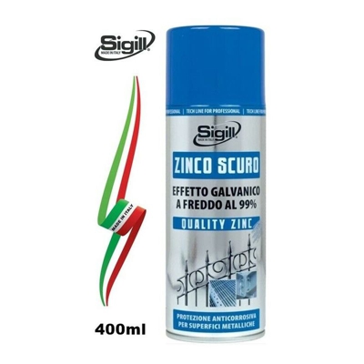ZINCO SPRAY PROTETTIVO PER ESTERNI 'SIGILL' 100% MADE IN ITALY 400ml