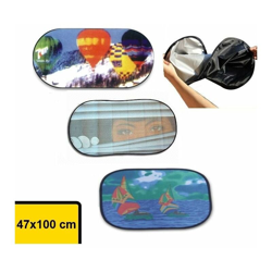 Tendina parasole per lunotto posteriore pieghevole illustrato en oferta