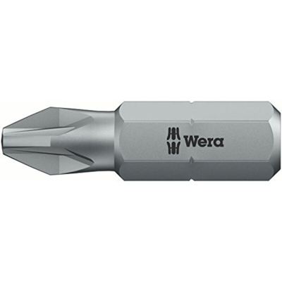 Wera 855/1 Z SB SiS 05073310001 Inserto a Croce PZ 3 Acciaio per utensili duro D 6.3 2 pz.