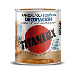 Vernice all'acqua Decoro Ecologico Brillante Titanlux | 250 mL - Quercia - Quercia en oferta