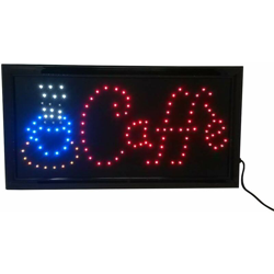 Scritta Caffe' A Led Insegna Luminosa 48X25 Negozi Insegne Luminose precio