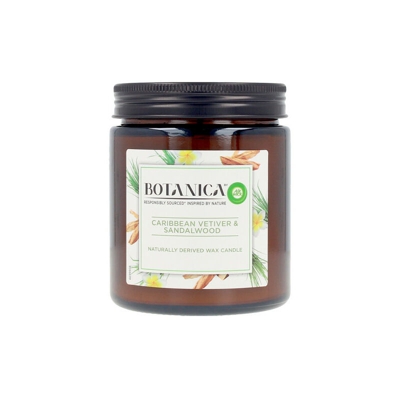 Candela Profumata Botanica Caribbean Vetiver & Sandalwood (205 g) - Air Wick