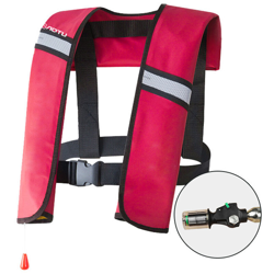 Giubbotto di salvataggio gonfiabile automatico (senza bombola da 33 g), AT9015, rosso precio