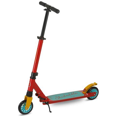 Monopattino per Bambini Pieghevole - Stunt Urban Scooter Freestyle Professionale Rosso