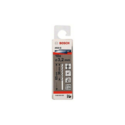 Bosch 2608595056 Punta per metallo HSS-G, 3,2 X 36 X 65 mm, Confezione da 10 pezzi características