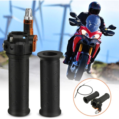 Drillpro - Coppia cavo maniglia valvola di torsione dell'acceleratore per quad ATV 90/110 / 125CC