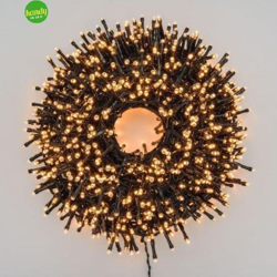 Catena MiniCluster Ø6cm 2000 LED TRADITIONAL 5mm Controller 8G 40,50 m - Lotti Importex precio