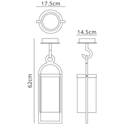 Soffitto, 1 X E27, Ip54, Antracite precio