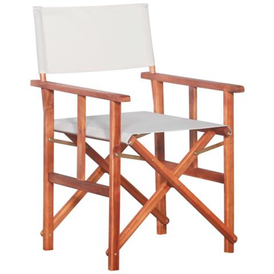 Sedia da Regista in Legno Massello di Acacia