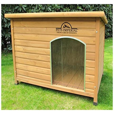 Norfolk Cuccia Per Cani Canile Isolato Grande In Legno Con Pavimento Rimovibile - Large