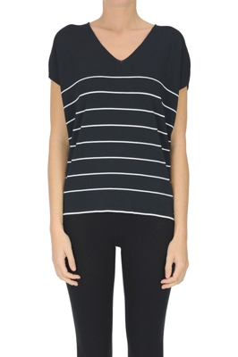 Striped knit top