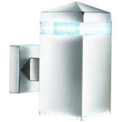 Applique Da Esterno A Led Argento Satinato Ip44 en oferta