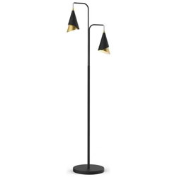 Lampada Da Terra Moderna A Led Nero, Oro, Bianco Caldo 3000k 518lm en oferta