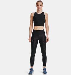 Leggings HeatGear® Armour Emboss Panel Ankle da donna características