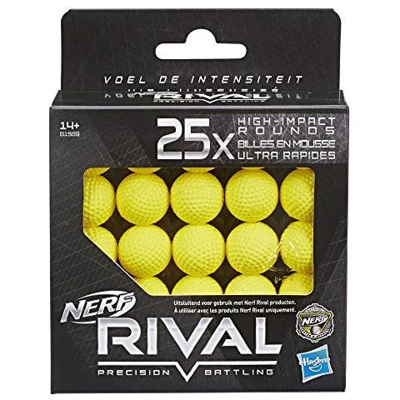 Nerf Confezione Da 25 Palline In Schiuma Nervo Rival Ufficiali