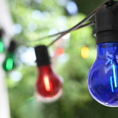 Blachère Illumination - Ghirlanda LED per feste 8 Lampadine a incandescenza 4M90