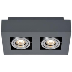 Luce Moderna In Alluminio Nero A Montaggio Superficiale 2, Gu10 características