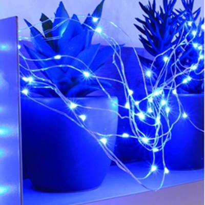 Ghirlanda 7.5m 150 micro LED blu animato