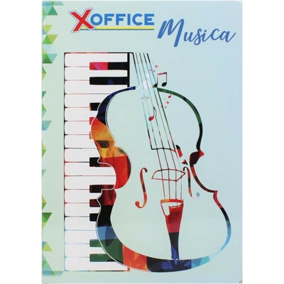 Maxiquaderno Pentagrammato Musica 100 Gr 16 Fg