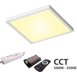 KIT plafoniera lampada soffitto LED 48W centralina CCT da 3000K a 5500K 24V precio