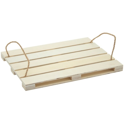 Casa Collection - Vassoio a Servire in Legno Pallet 38X28X2,5