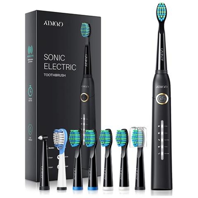 Di Sonic Spazzolino Elettrico 40000vpm 8 Teste Della Spazzola Ricaricabile - Hp126a