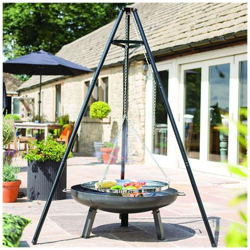 Griglia con Treppiede Nero 172 cm BBQ TRIPOD en oferta