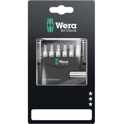 Wera Bit-Check 7 TX Universal 1 SB, 7 pezzi - 05073404001
