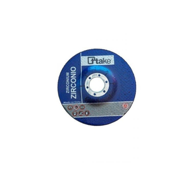 Ttake - Disco da sbavo allo zirconio tipo fine – centro depresso - 230 x 7 x 22,23