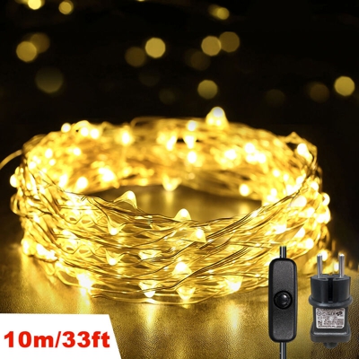 Luce ambientale standard europeo 10m bianco caldo