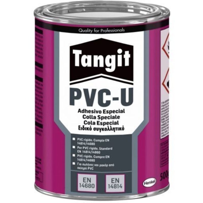 TANGIT PVC-U 500g COLLA SPECIALE PER ASSEMBLAGGIO TUBI E RACCORDI IN PVC