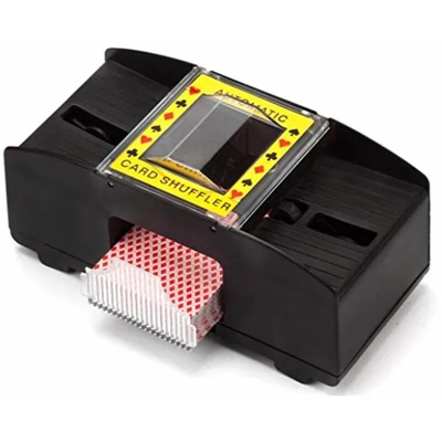 B&s - Mescolatore carte automatico 2 mazzi di carte poker gioco mescola a batterie