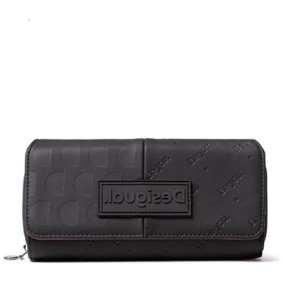 Marchio: Desigual - Genere: Donna - Tipologia: Portafogli -colore: Nero, Taglia: Unica
