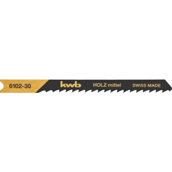 KWB Lame per seghetto alternativo, lavorazione di legno, dente rettificato, acciaio al carbonio HCS, medio - 610230 características