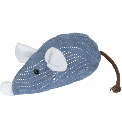Flamingo Pet Products - Medy topo blu giocattolo. dimensioni 5 x 14 cm. per gatti.