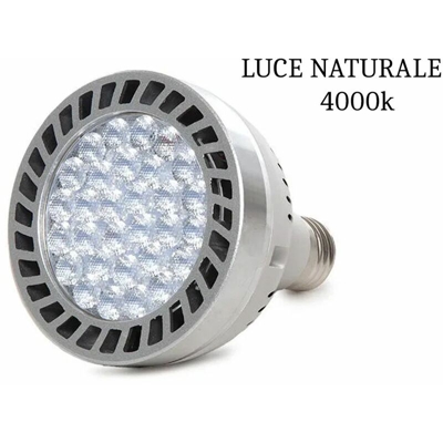 B&s - Lampadina led par30 luce naturale 45w bianca 220V attacco grande faretto lampada