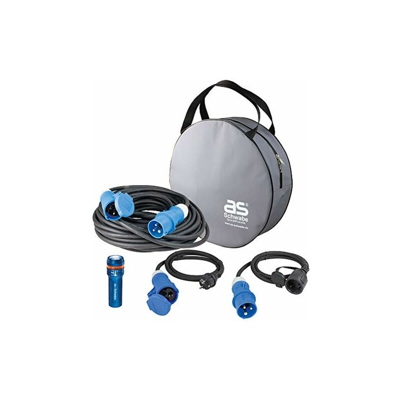 as - Schwabe 19701 Set da Campeggio, 25 Meter + Tasche