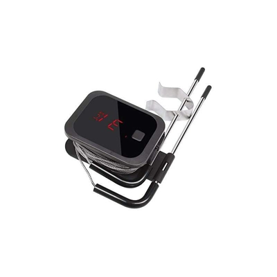 Bluetooth Termometro Digitale Barbecue Termometro e Timer con Sonda di Temperatura per Carne Grigliate BBQ Fumatore Forno di Cottura 2 sensori
