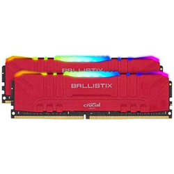 Ballistix BL2K8G32C16U4RL RGB, 3200 MHz, DDR4, DRAM, Memoria Gaming Kit per Computer Fissi, 16GB (8GBx2), CL16, Rosso precio