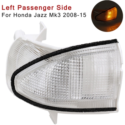 Insma - 1x Segnale di svolta specchietto lato passeggero per Honda Jazz Mk3 08-15