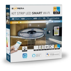 Striscia Led Smart 5 Metri IP65 48 Watt Wifi + Telecomando en oferta