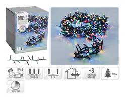 Peragashop - LUCI NATALE 1000 LED MULTICOLOR CON GIOCHI DI LUCE DECORAZIONI NATALE características