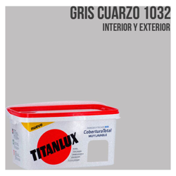 Secchio di vernice a copertura totale da 4 litri | Quarzo grigio - Quarzo grigio - Titan características