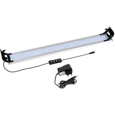 AC80-240V 16W ??# 8203; # 8203; Serbatoio per pesci in alluminio da 60 cm adatto per acquario da 60-65 cm 3 modalità di illuminazione Lampada