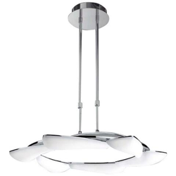 Led Telescopico 36w Rotondo 3000k, 3240lm, Cromo Lucido, Acrilico Satinato precio